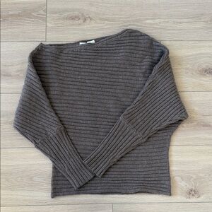 Women's Ribbed Brown Sweater | ASTR The Label